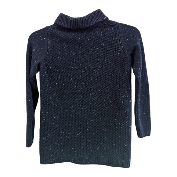 TALBOT'S navy chunky knit mock turtleneck - Picture 5 of 5